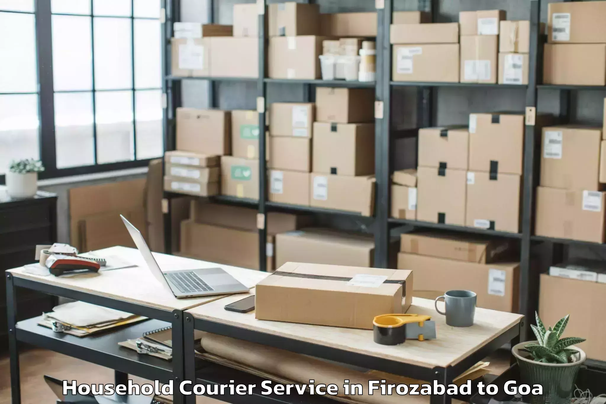 Hassle-Free Firozabad to Goa Household Courier